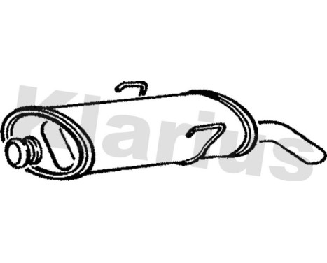 Exhaust backbox / end silencer, Image 2