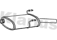 Exhaust backbox / end silencer