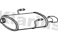 Exhaust backbox / end silencer