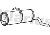 Exhaust backbox / end silencer