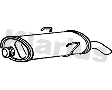 Exhaust backbox / end silencer, Image 2