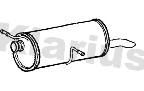 Exhaust backbox / end silencer, Image 2