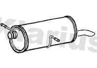 Exhaust backbox / end silencer