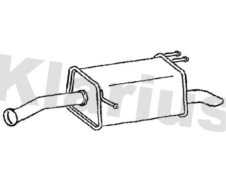 Exhaust backbox / end silencer, Image 2