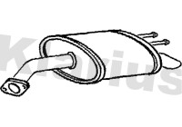 Exhaust backbox / end silencer