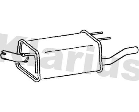 Exhaust backbox / end silencer, Image 2