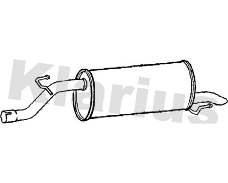 Exhaust backbox / end silencer, Image 2