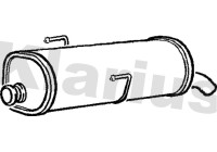 Exhaust backbox / end silencer