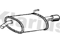 Exhaust backbox / end silencer