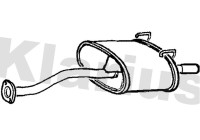 Exhaust backbox / end silencer