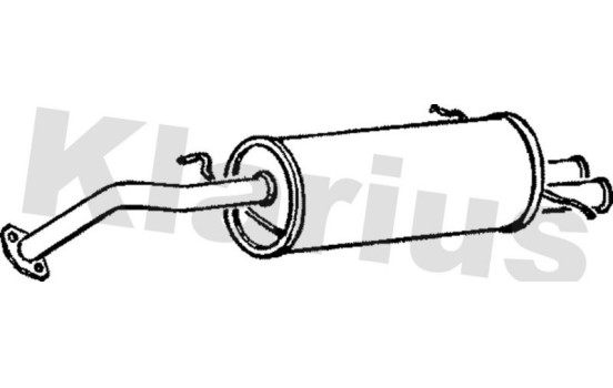 Exhaust backbox / end silencer