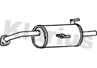 Exhaust backbox / end silencer