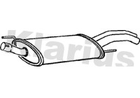 Exhaust backbox / end silencer