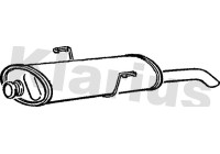 Exhaust backbox / end silencer