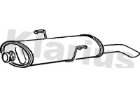 Exhaust backbox / end silencer