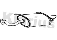 Exhaust backbox / end silencer