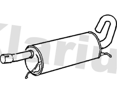 Exhaust backbox / end silencer