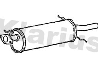 Exhaust backbox / end silencer
