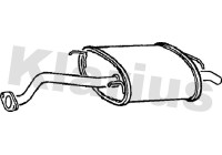 Exhaust backbox / end silencer