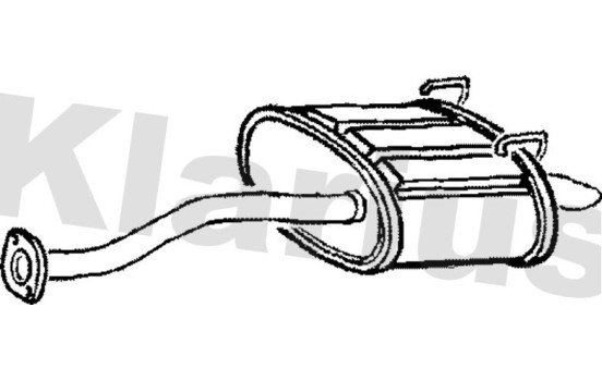 Exhaust backbox / end silencer, Image 2