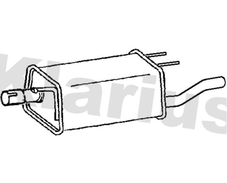 Exhaust backbox / end silencer, Image 2