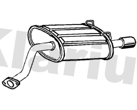 Exhaust backbox / end silencer, Image 2