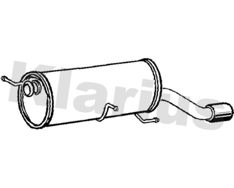 Exhaust backbox / end silencer, Image 2