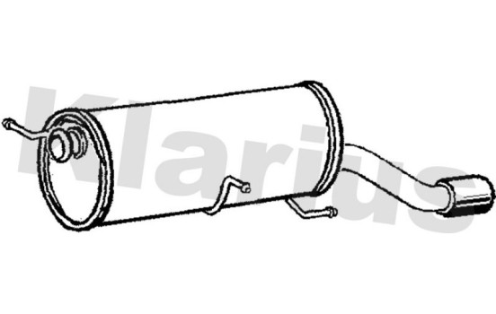 Exhaust backbox / end silencer, Image 2