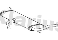 Exhaust backbox / end silencer