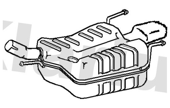 Exhaust backbox / end silencer, Image 2