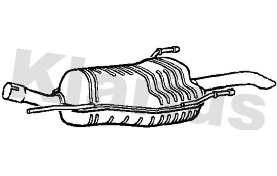 Exhaust backbox / end silencer, Image 2