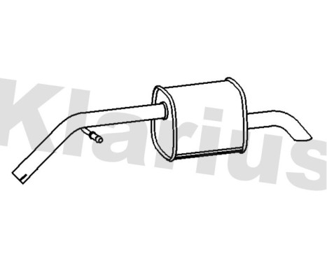 Exhaust backbox / end silencer, Image 2