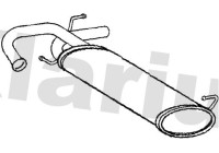 Exhaust backbox / end silencer