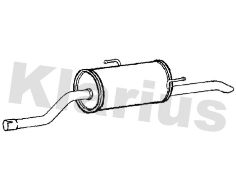 Exhaust backbox / end silencer, Image 2