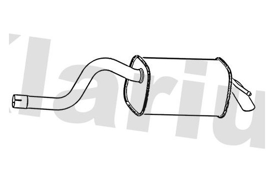 Exhaust backbox / end silencer, Image 2