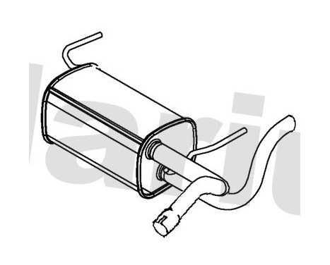 Exhaust backbox / end silencer, Image 2