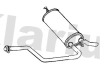 Exhaust backbox / end silencer