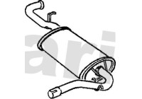 Exhaust backbox / end silencer
