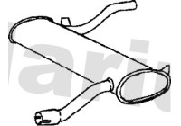 Exhaust backbox / end silencer