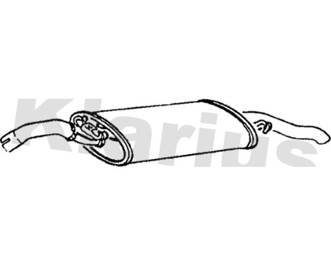 Exhaust backbox / end silencer