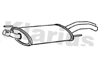 Exhaust backbox / end silencer