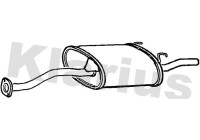 Exhaust backbox / end silencer