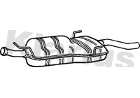 Exhaust backbox / end silencer