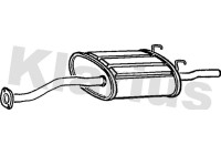 Exhaust backbox / end silencer