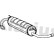 Exhaust backbox / end silencer