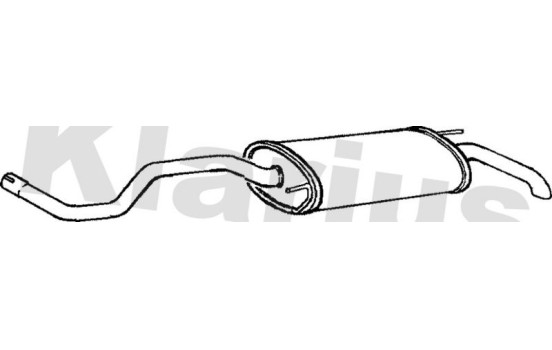 Exhaust backbox / end silencer