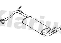 Exhaust backbox / end silencer