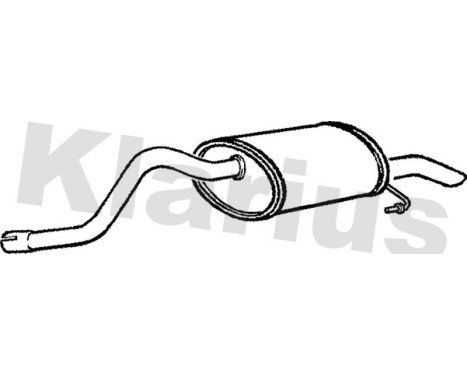 Exhaust backbox / end silencer, Image 2