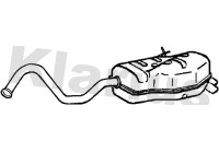 Exhaust backbox / end silencer