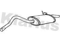 Exhaust backbox / end silencer